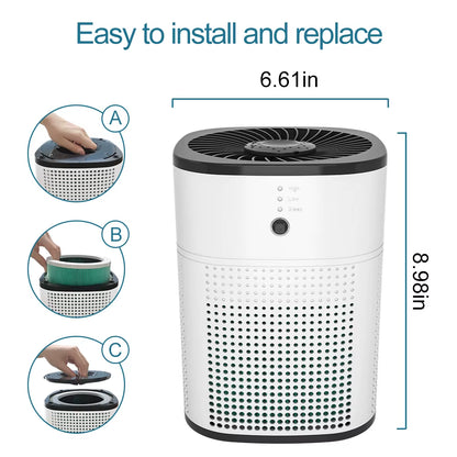 HY1800 Air Purifier for Home Protable True H13 HEPA & Carbon Filters Efficient Purifying Air Cleaner Aroma Diffuser