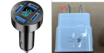 Four-Port Car Charger 4USB Car Charger